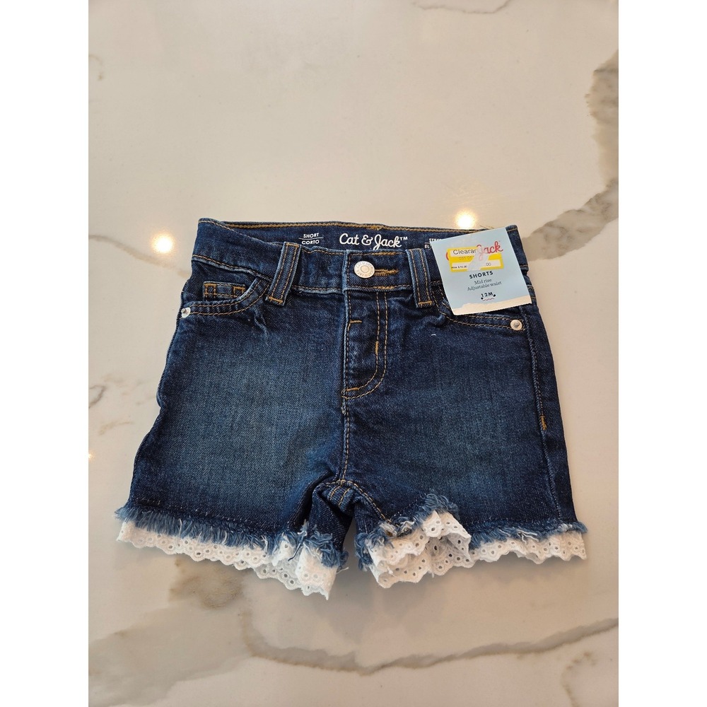 Cat and jack baby girl shorts 12 mos
